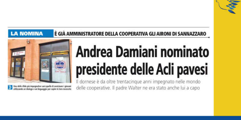 Andrea Damiani Presidente (90 x 50 mm)